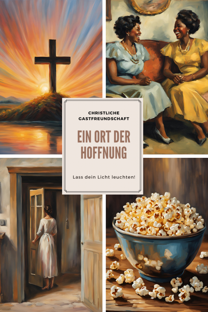 Collage zum Thema christliche Gastfreundschaft